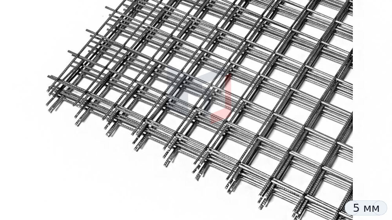 Сетка сварная 150х150х5 мм в картах 6х2 м
