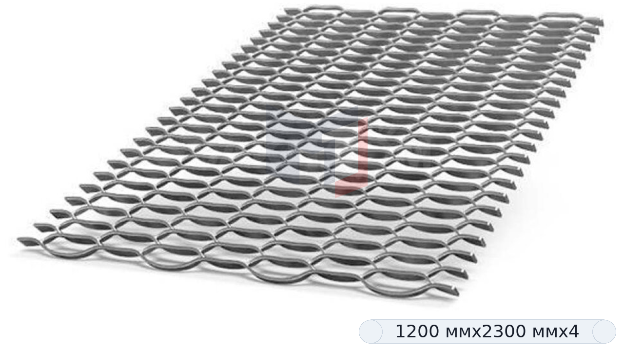 Просечно вытяжной лист 1200х2300х4 мм