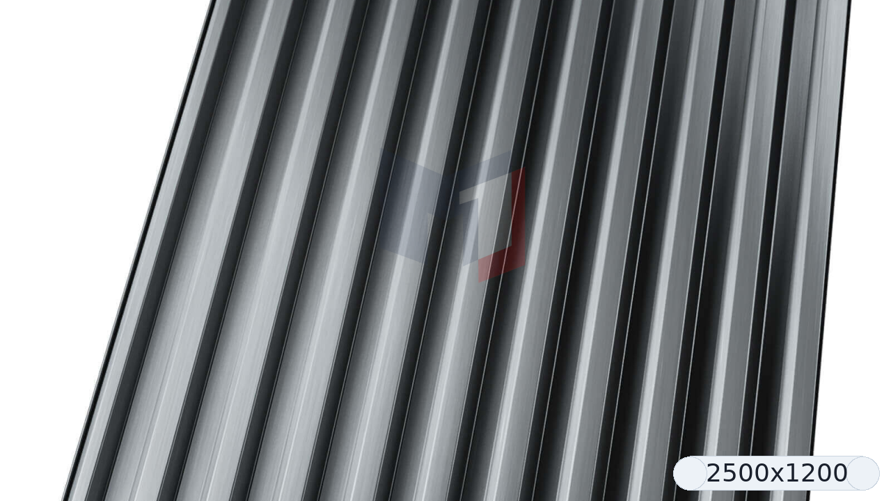 Профнастил С8 шоколадно-коричневый RAL8017 2500х1200х0,4 мм Профнастил С8 шоколадно-коричневый RAL8017 2500х1200х0,4 мм