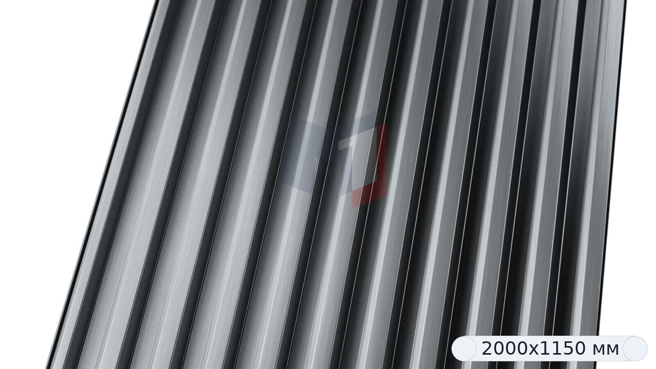 Профнастил С20 винно-красный RAL 3005 2000х1150х0,4 мм